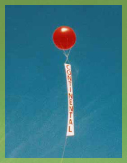 advertising Texas ball balloon